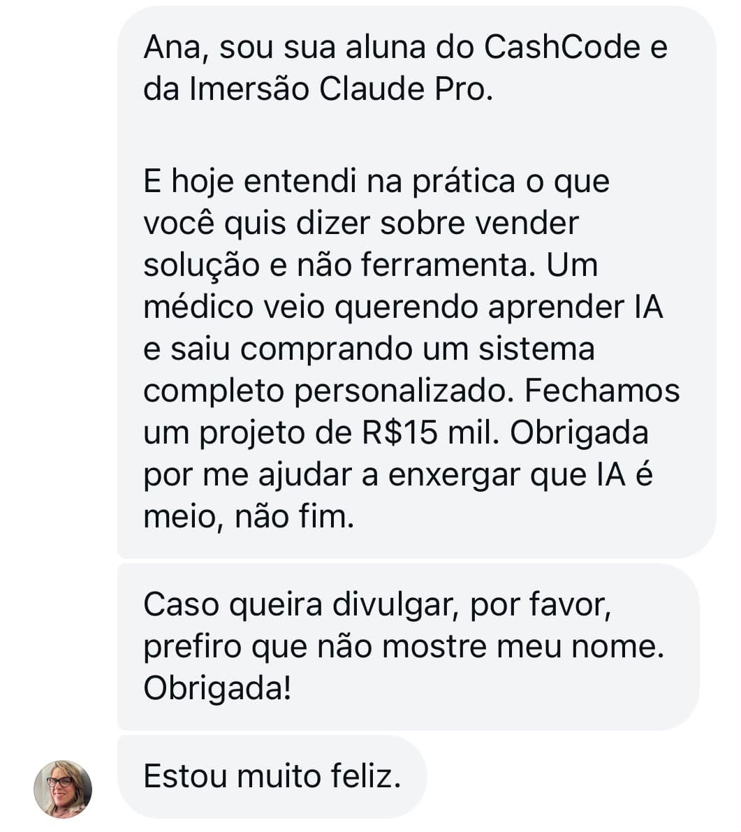 Depoimento de aluno do Solo 12