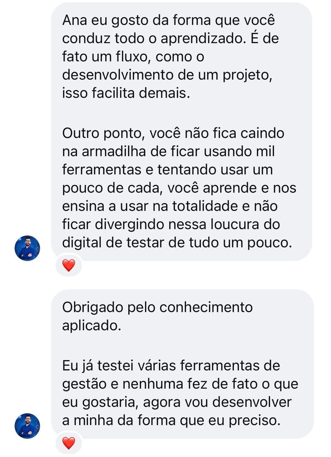 Depoimento de aluno do Solo 2